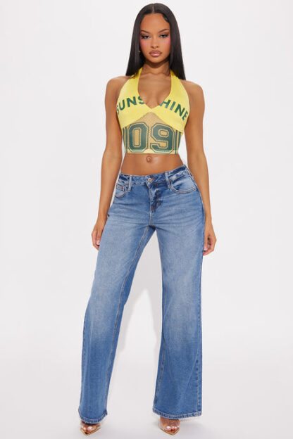 Top estilo Halter sin mangas con transparencias - Image 8