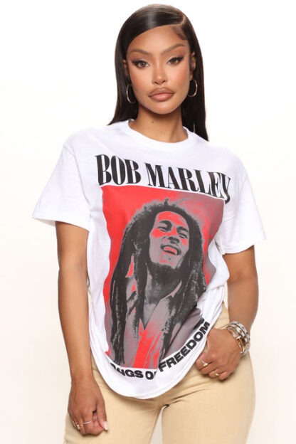 Remera de algodón con estampado de Bob Marley - Image 9
