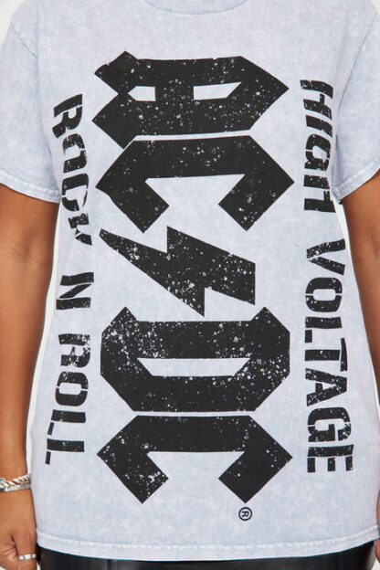 Camiseta de manga corta con gráfico de ACDC - Image 3
