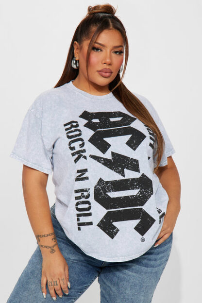 Camiseta de manga corta con gráfico de ACDC - Image 5
