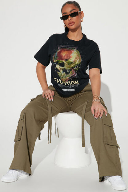 Camiseta estampada con cuello redondo y manga corta - Image 2