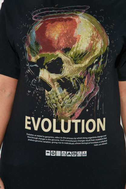 Camiseta estampada con cuello redondo y manga corta - Image 3